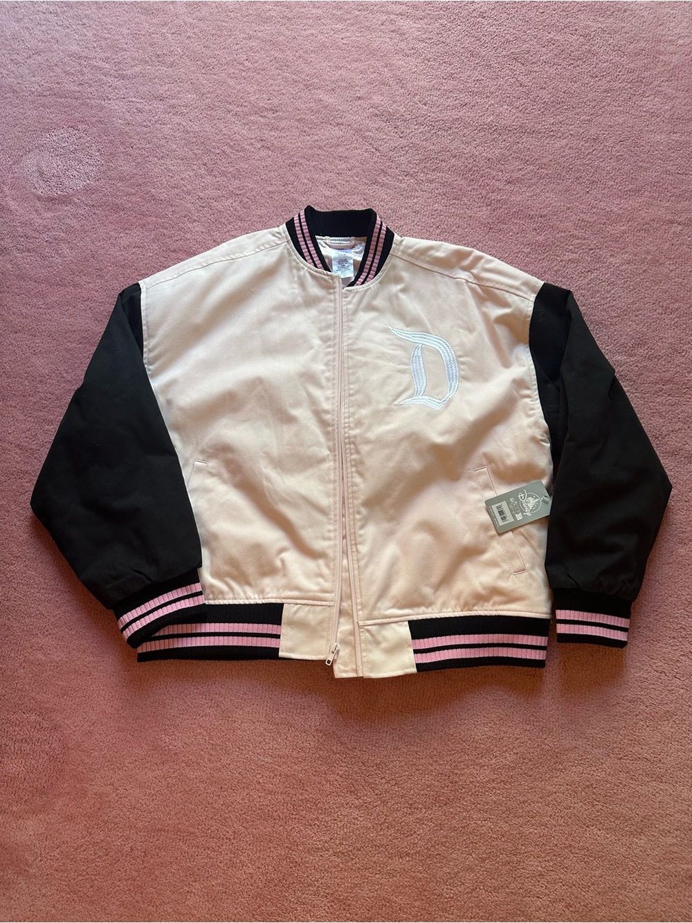 Disneyland pink and black varsity jacket - Picture 2 of 4